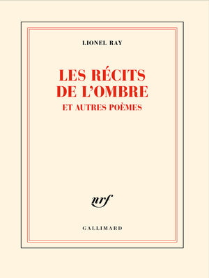 cover image of Les récits de l'ombre et autres poèmes